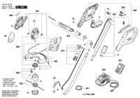 Bosch 3 600 H78 N03 Advancedgrasscut 36 Grass Trimmer 36 V / Eu Spare Parts